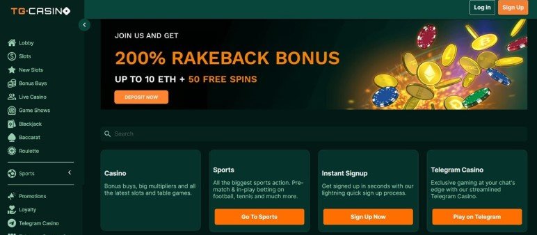 TG Casino – Bonus powitalny w PLN dla polskich graczy